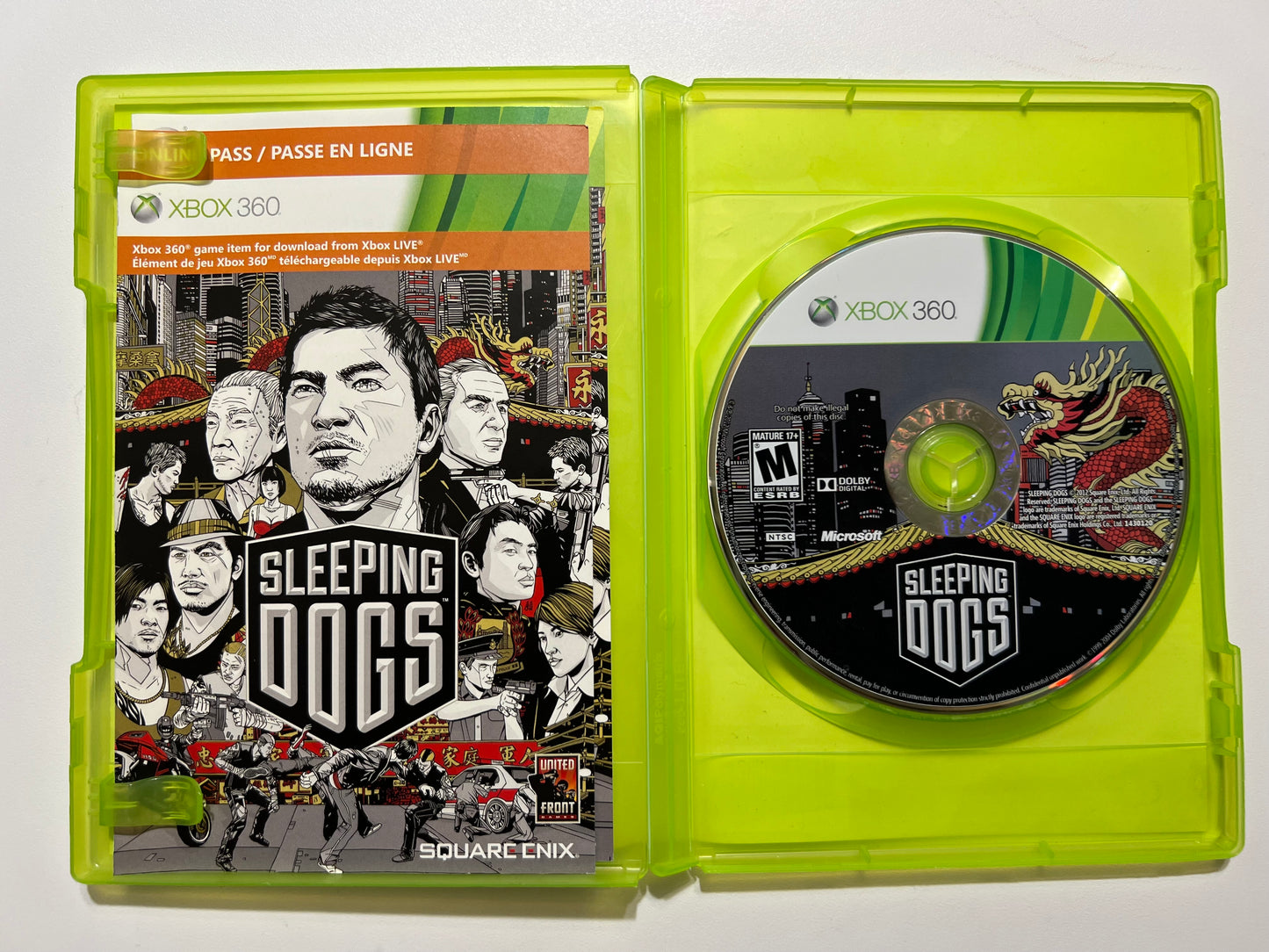 Sleeping Dogs (Walmart exclusive COMPLETE) - Xbox 360