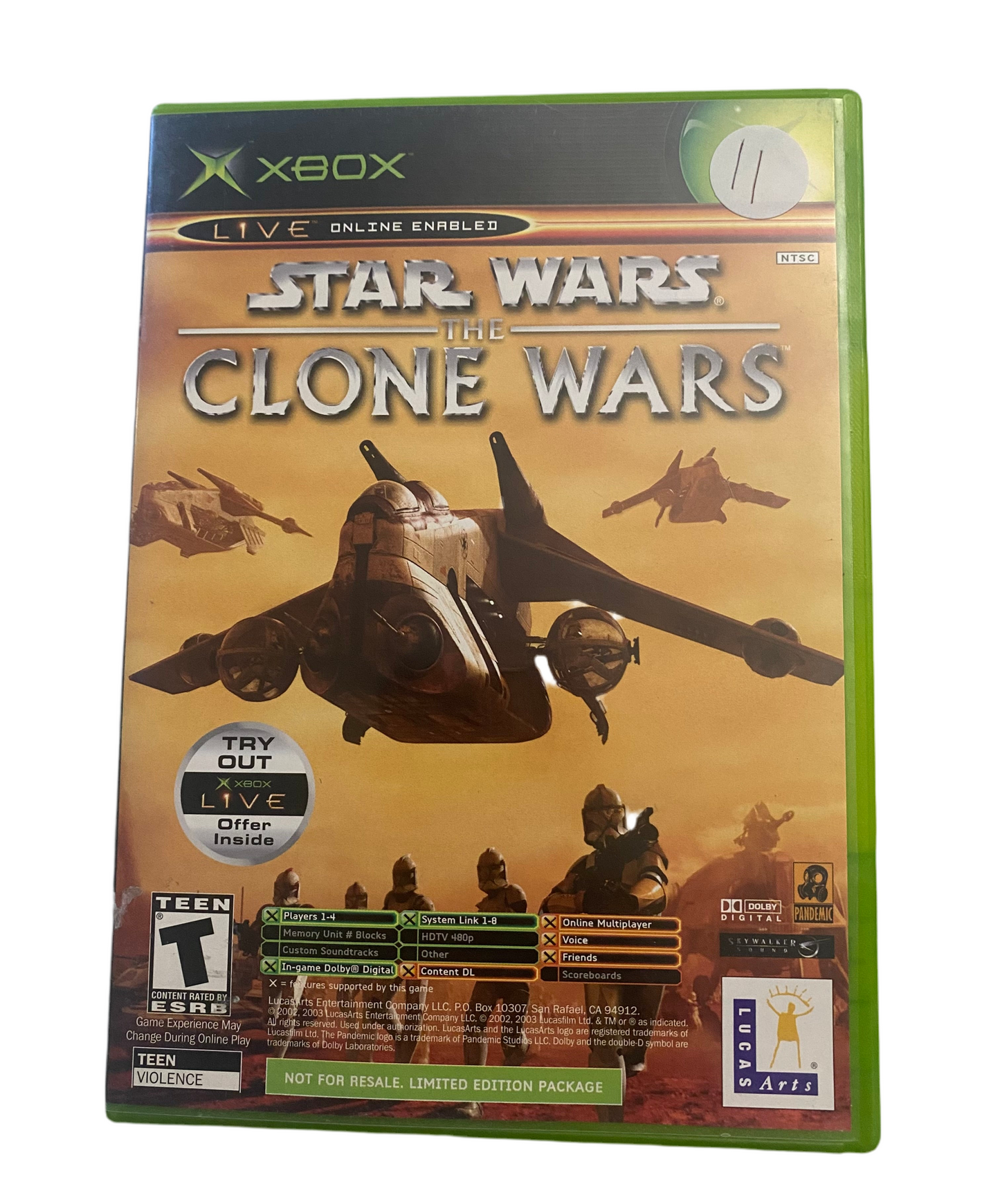 Star Wars Clone Wars / Tetris Worlds - Xbox