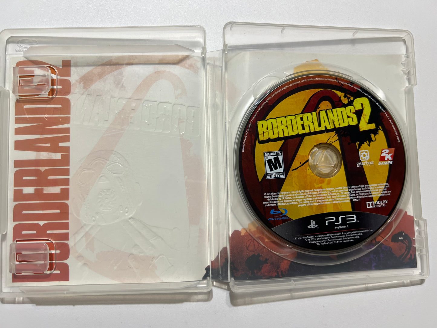 BorderLands 2 - PS3 (Missing insert)