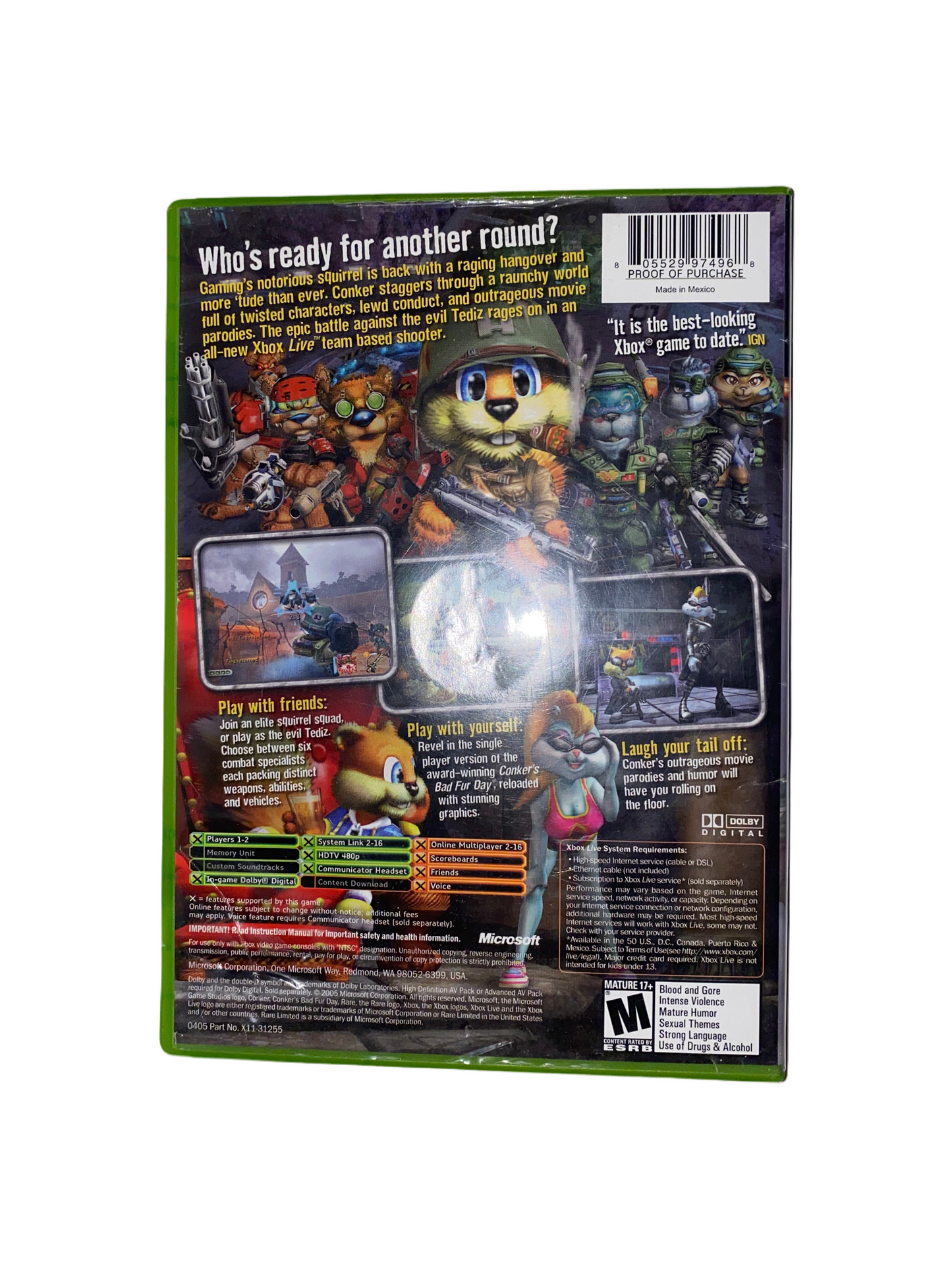 Conker Live & Reloaded - Xbox