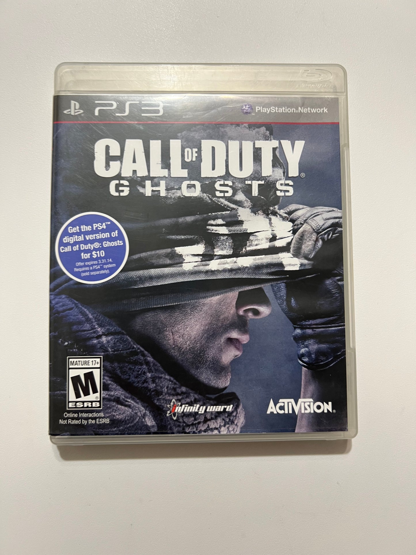 Call of Duty Ghosts- PS3 (complete)