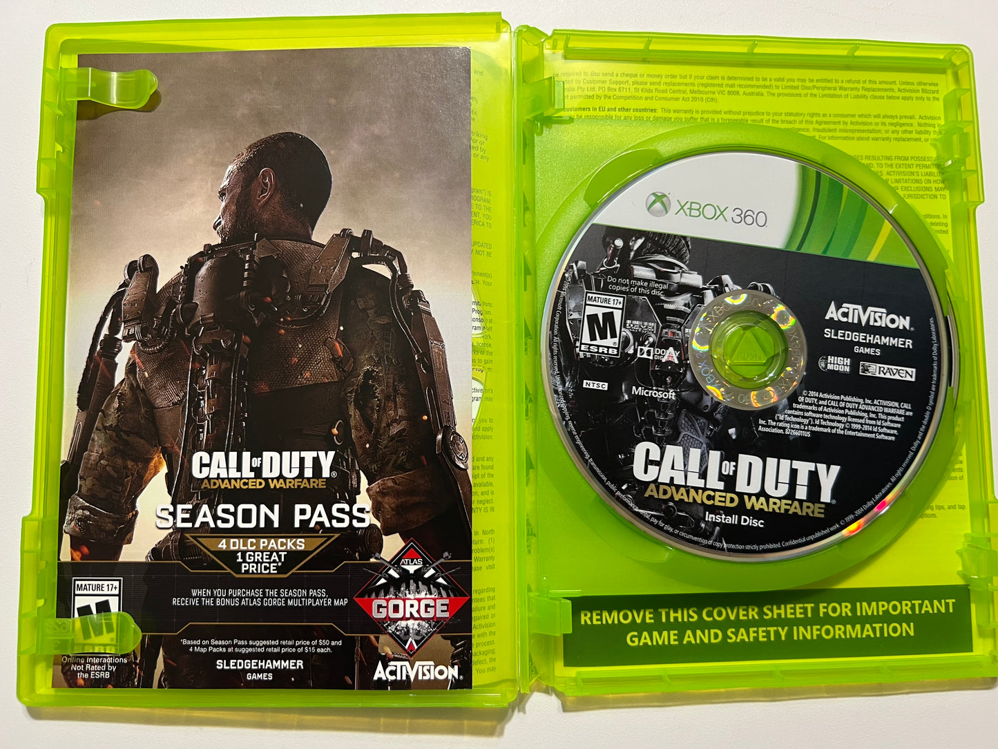 Call of duty advance warfare (Complete) - Xbox 360