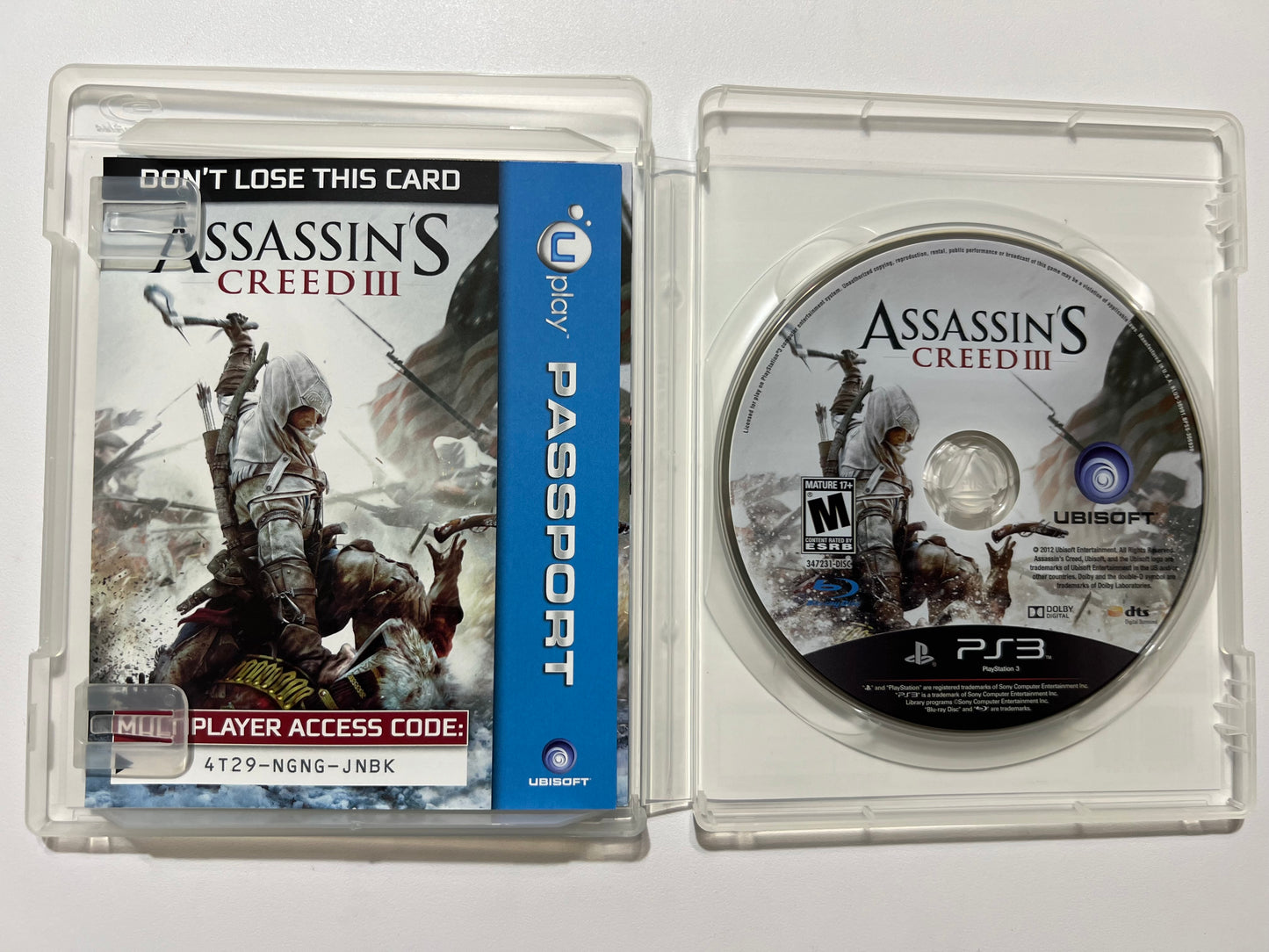 Assassins creed 3 - PS3 (complete)