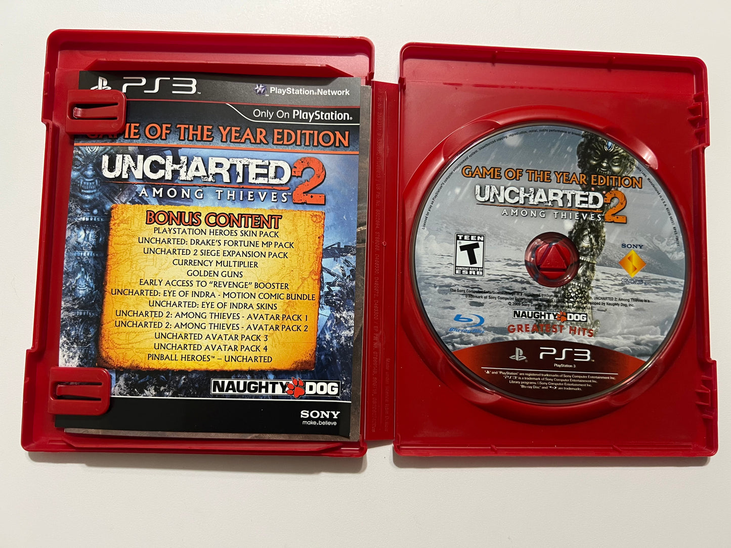 Uncharted 2 among Thieves - PS3 ( Complete )