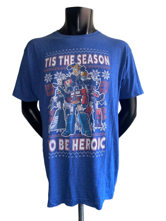 Tis the Season To be Heroic Transformers T-Shirt