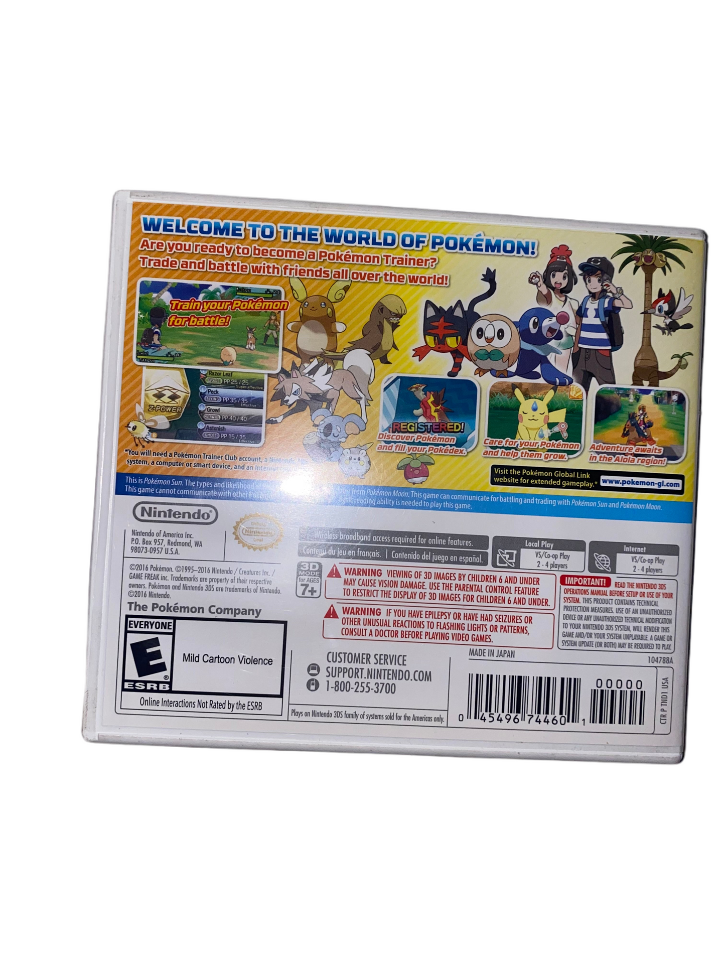 Pokemon Sun - Nintendo 3DS