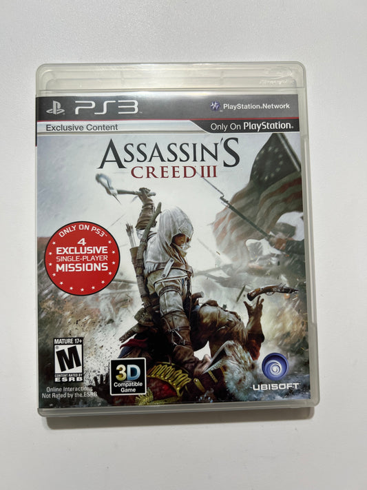 Assassins creed 3 - PS3 (complete)