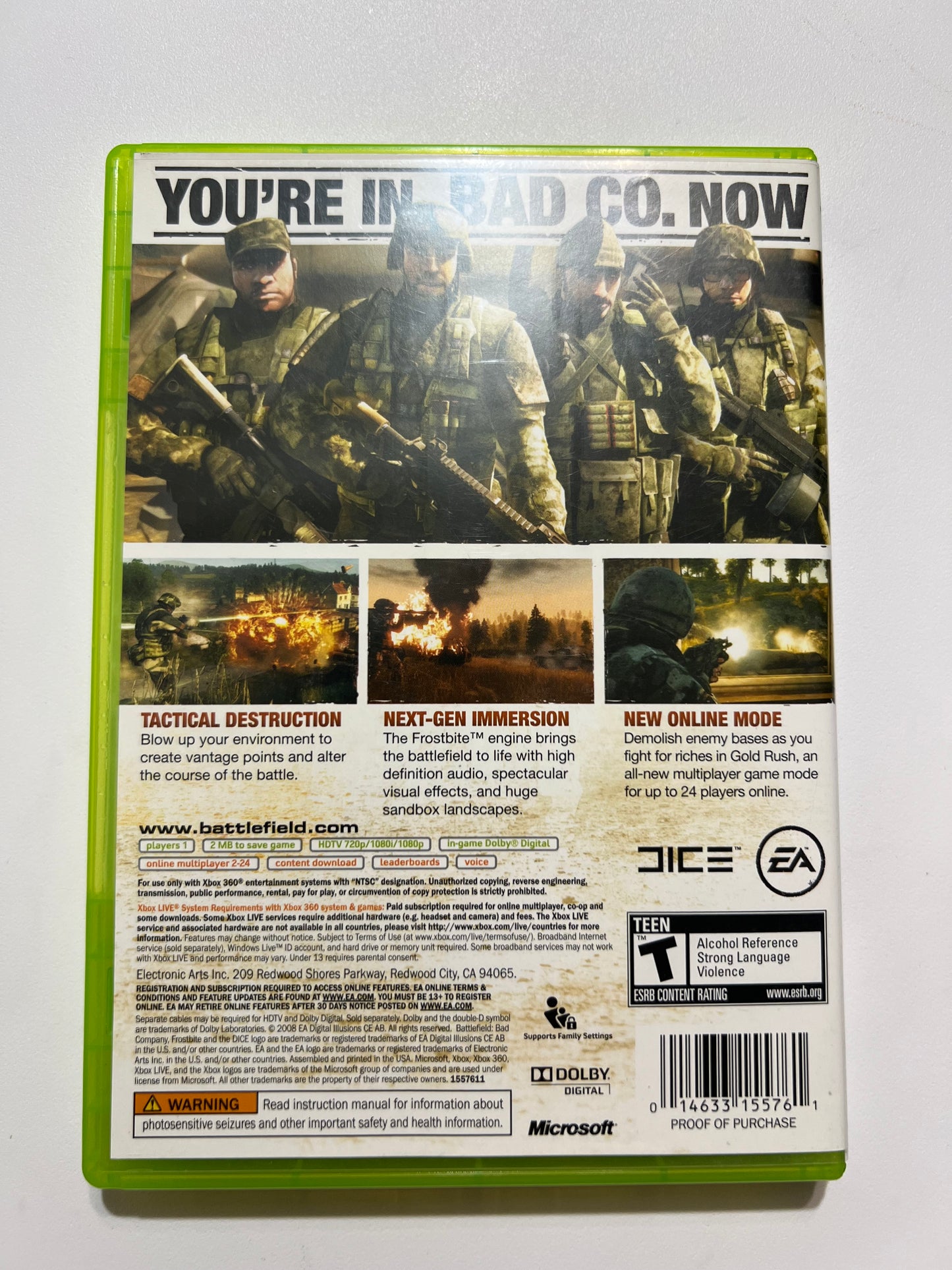 Battlefield Bad Company (Complete) - Xbox 360