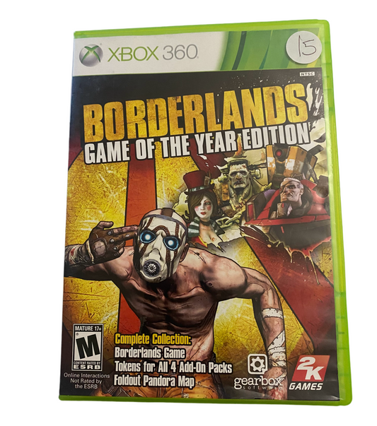 Borderlands Game of the Year Edition- Xbox 360