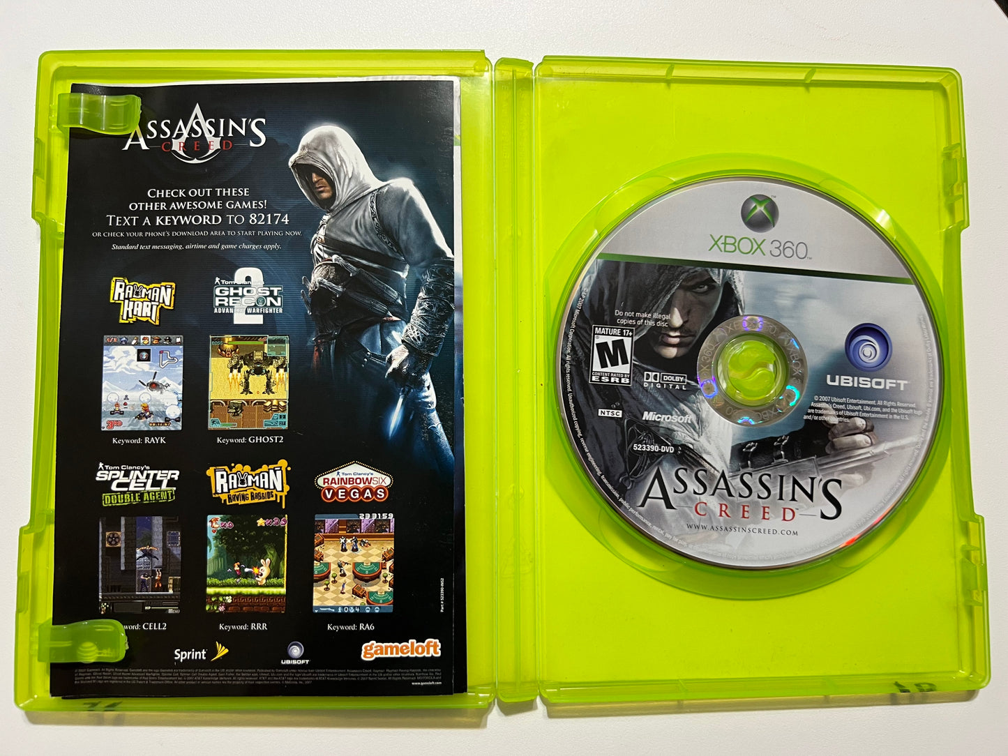 Assassins creed - Xbox 360 (complete)