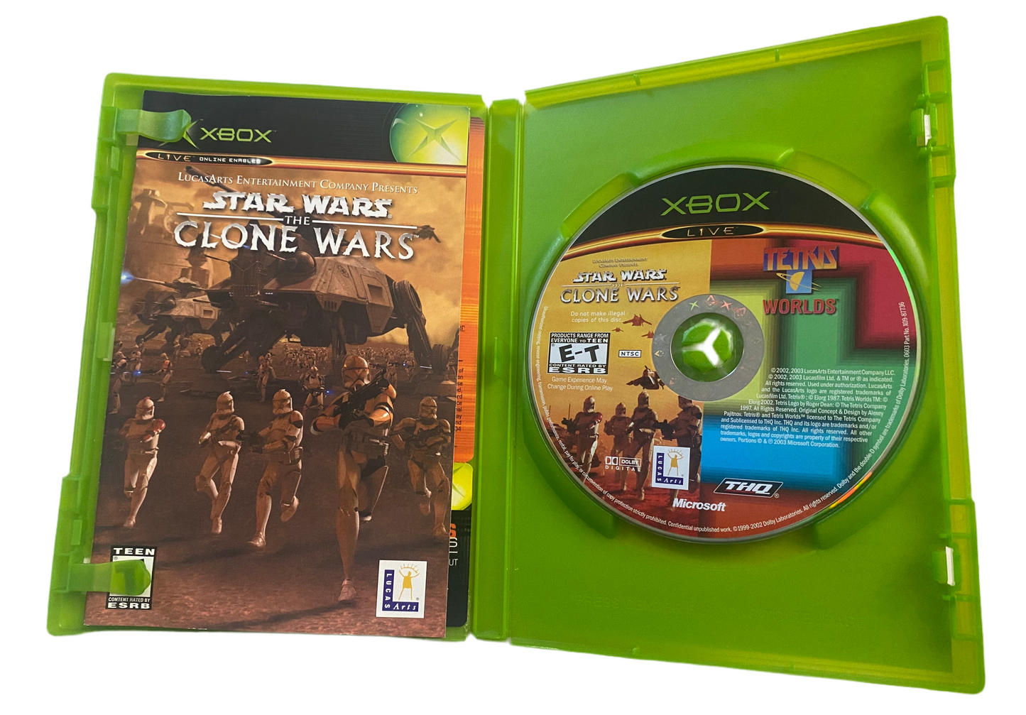 Star Wars Clone Wars / Tetris Worlds - Xbox