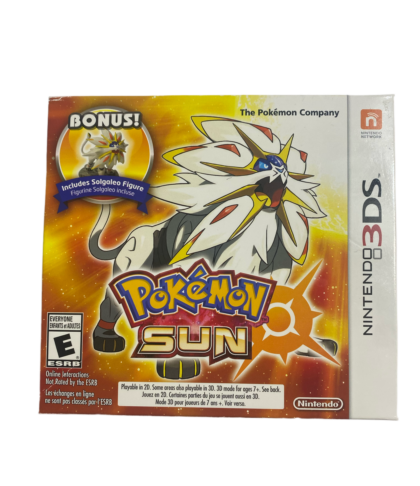 Pokémon Sun Big Box With Sealed Solgaleo Figure