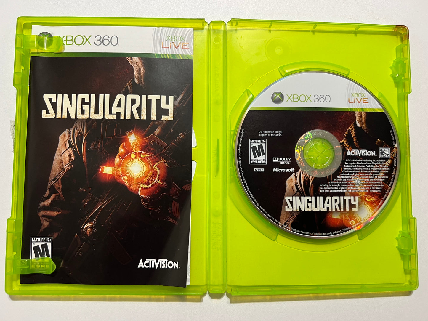 Singularity - xbox 360 (complete)