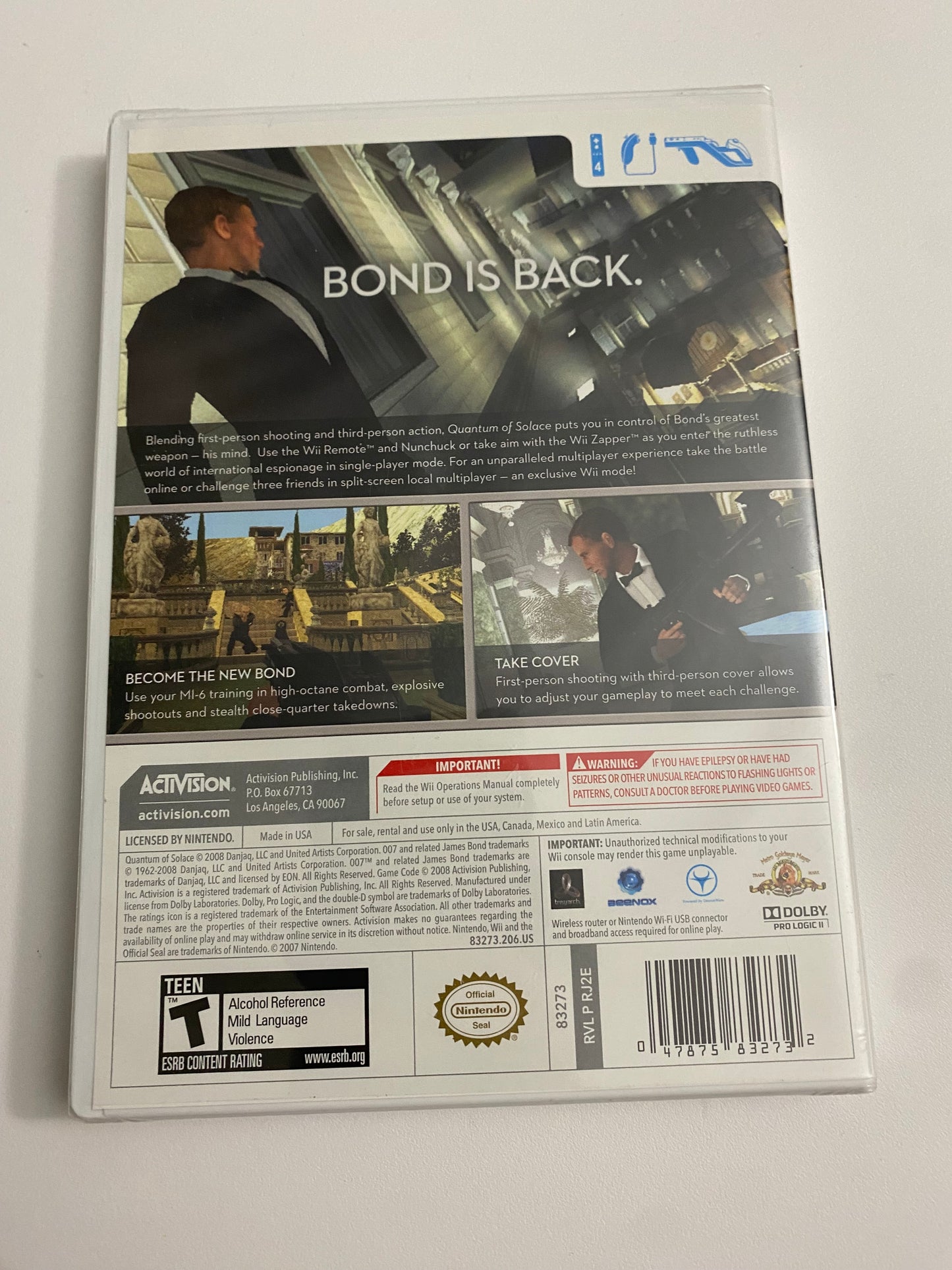 Sealed 007 Quantum of Solace - Wii