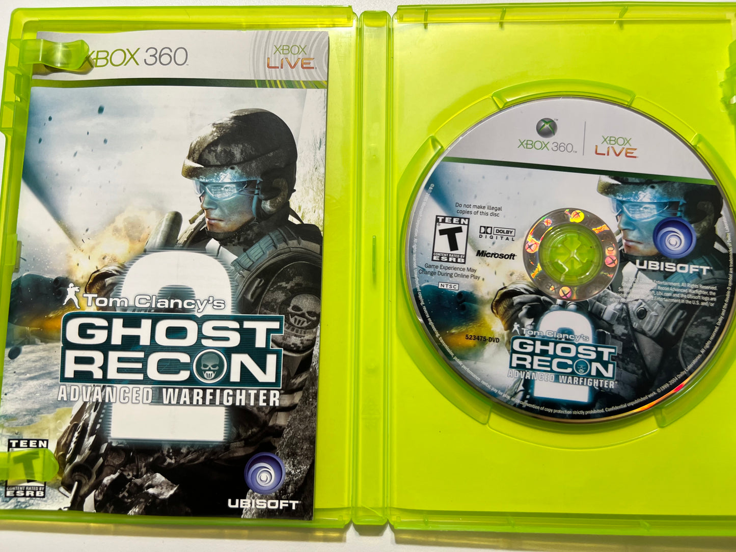 Ghost recon 2 advance warfighter (complete) - Xbox 360