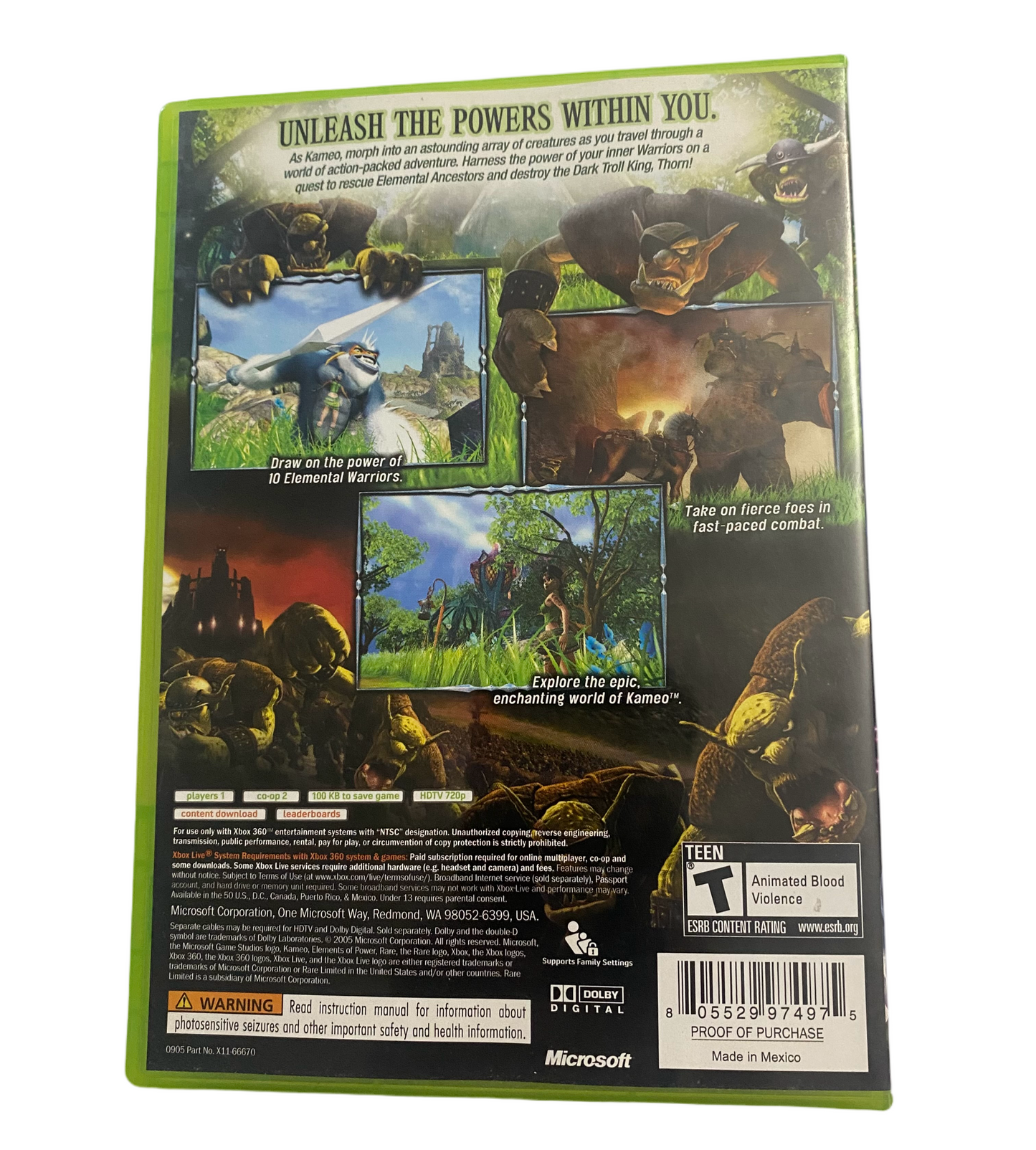 Kameo Elements of Power - Xbox 360