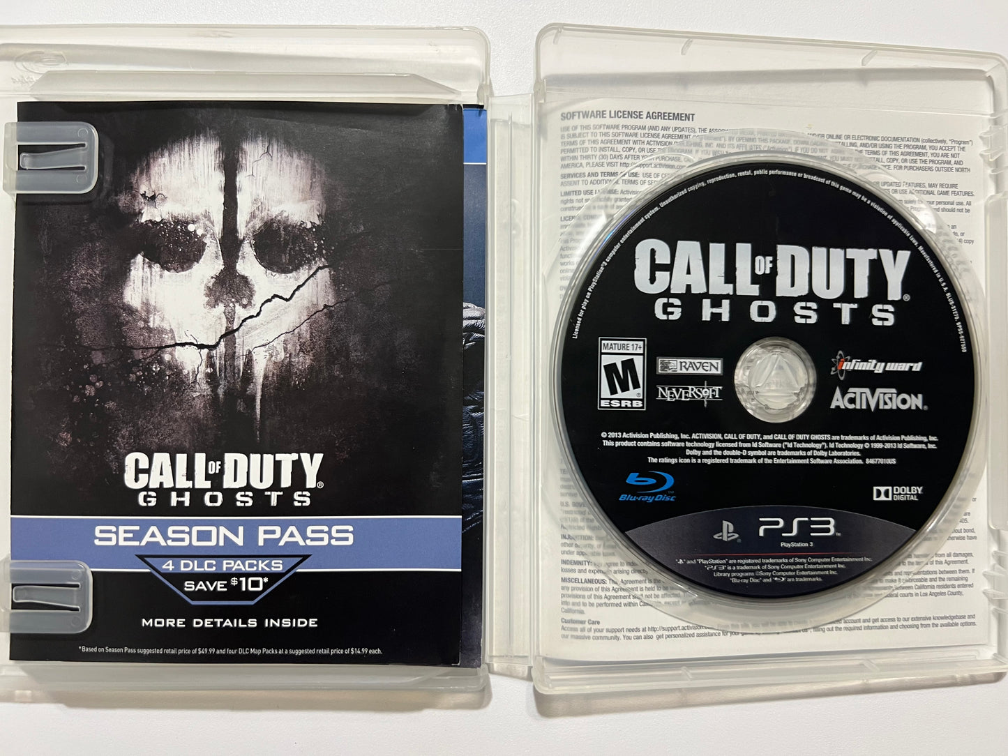 Call of Duty Ghosts- PS3 (complete)