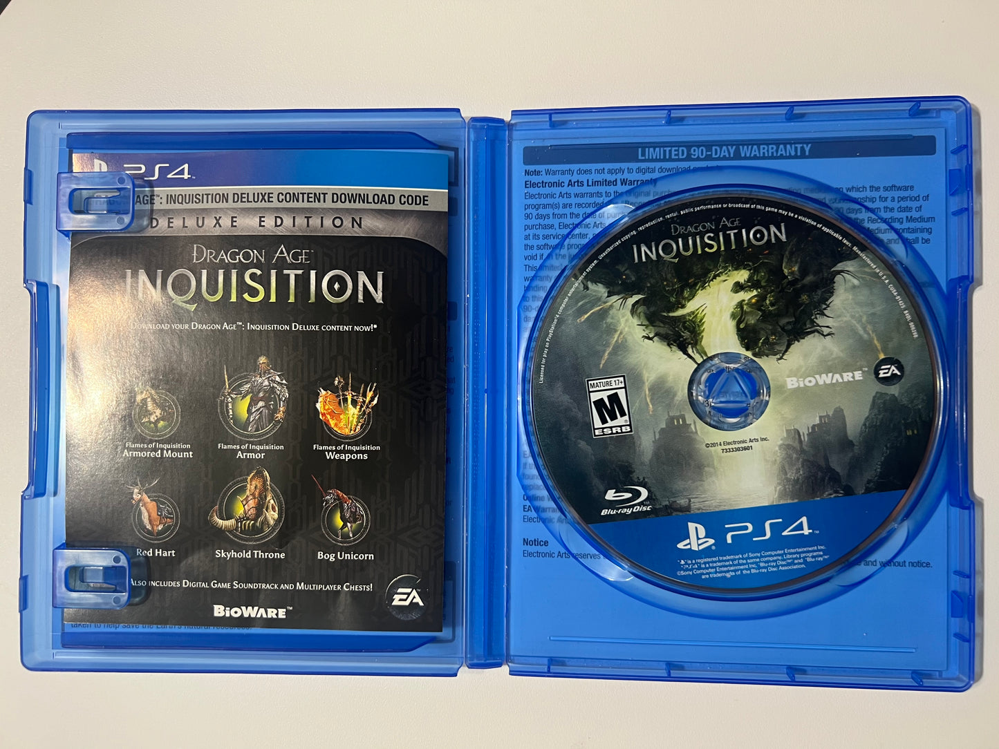 Dragon age Inquisition Deluxe Edition -  PS4 (Complete)