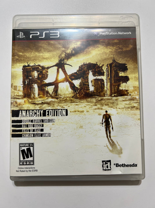 Rage Anarchy Edition - PS3 (Complete)