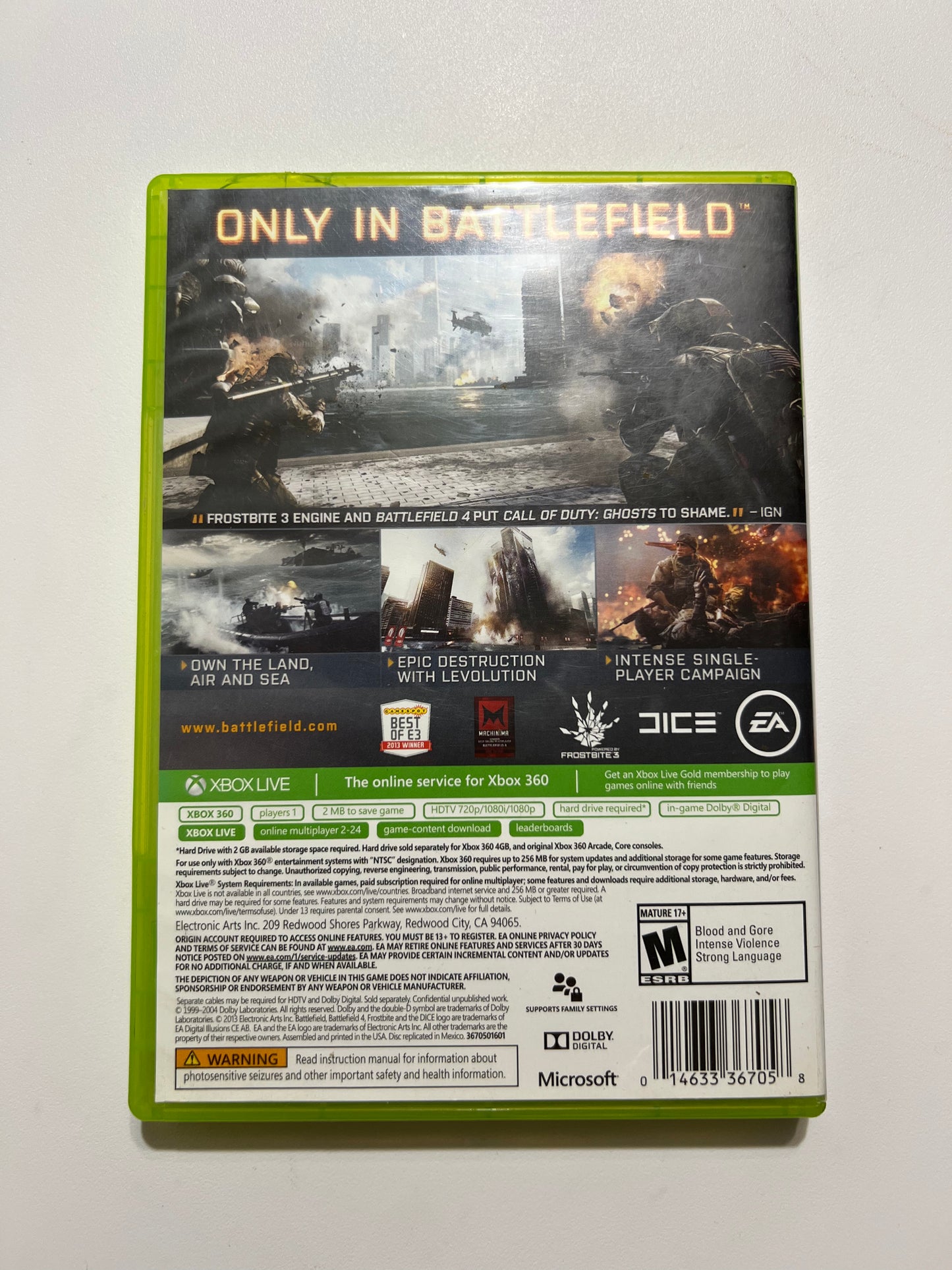 Battlefield 4 (Complete) - Xbox 360