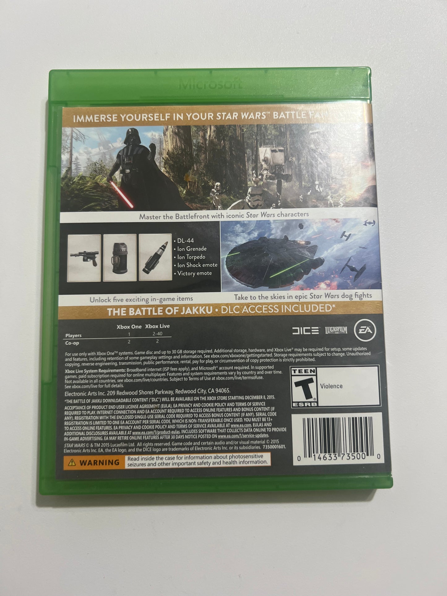 Stars wars battlefront deluxe edition (complete) - Xbox one