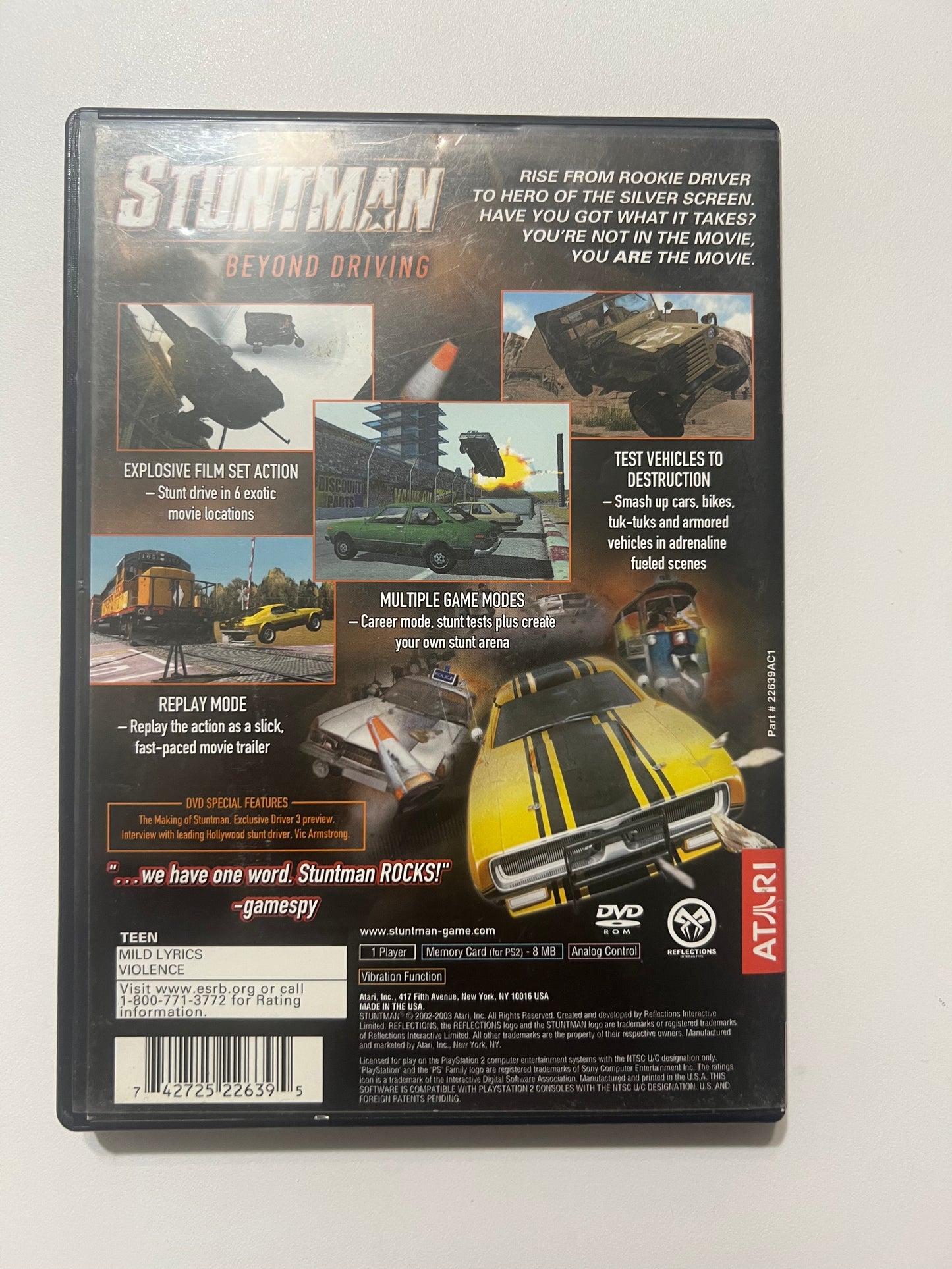 Stuntman - PS2 (Complete)